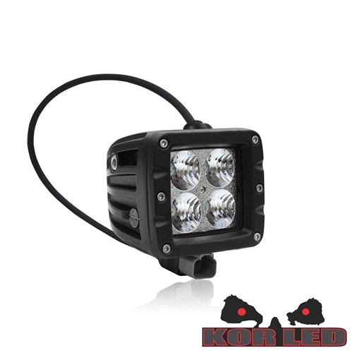 Iron Rock Off Road LED Light Pods 2x2 Flood Pair Elite KOR